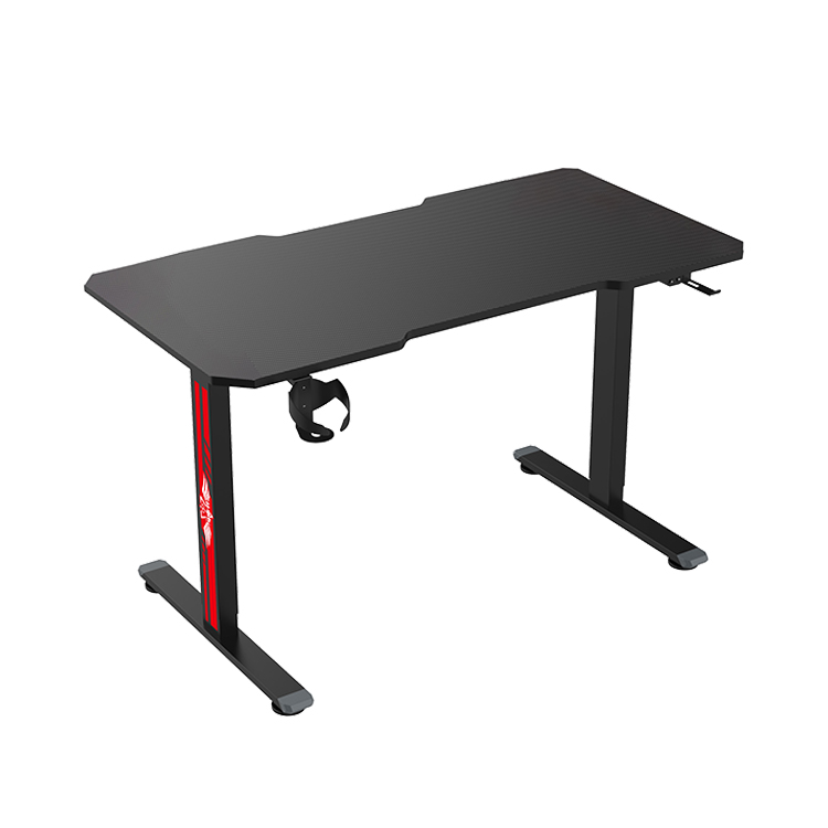 Large Surface Ergonomic Gaming Desk for PC, Console and Streaming