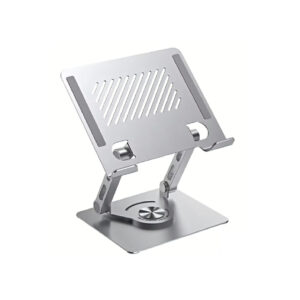 360° Rotatable Aluminum Laptop Stand | Foldable Portable Ergonomic Riser