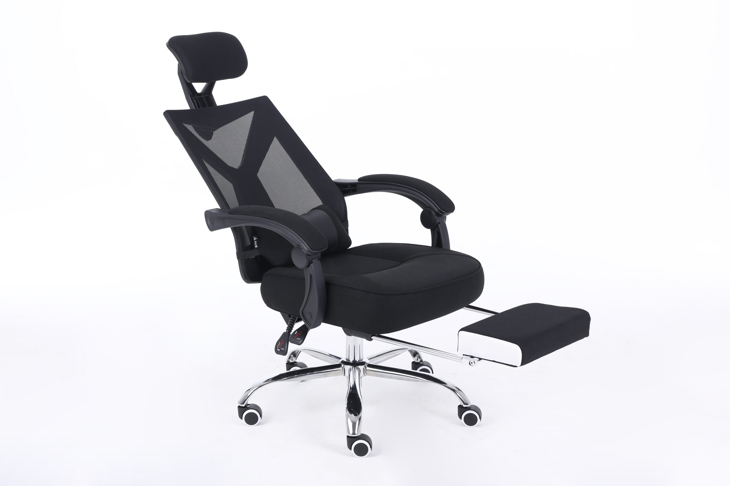 Breathable Mesh Gaming Chair with Adjustable Lumbar Support