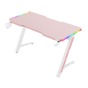 Compact Corner Gaming Desk with Cable Management System